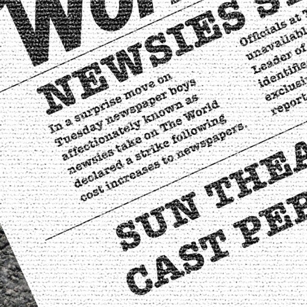 Foxboro Newsies 2023 Sun Cast Digital Download